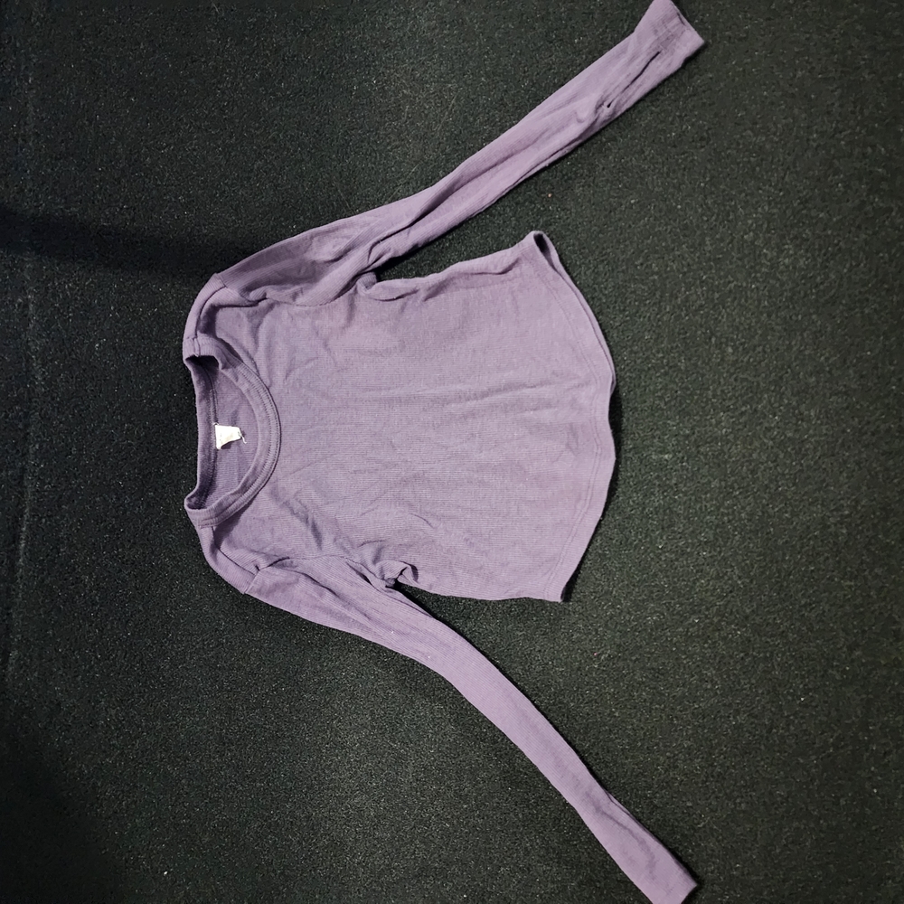 Women's Purple Long Sleeve Top